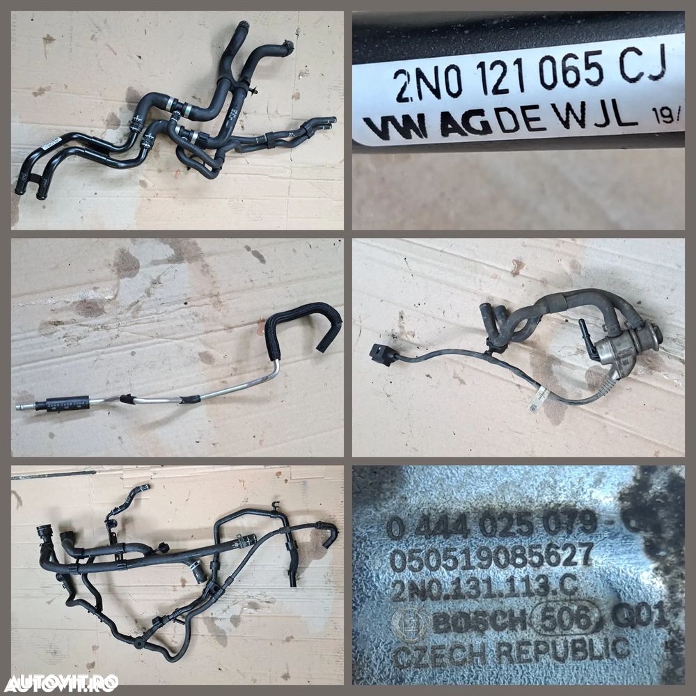 -1- Anexe motor VW Crafter 2.0 tdi 2019 carcasa filtru aer debitmetru furtun admisie intercooler lichid racire set capace protectie distributie electrovalva - 11