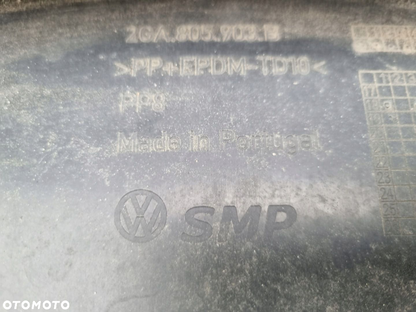 vw troc t-roc t roc R line rline zderzak przód oryginał - 5