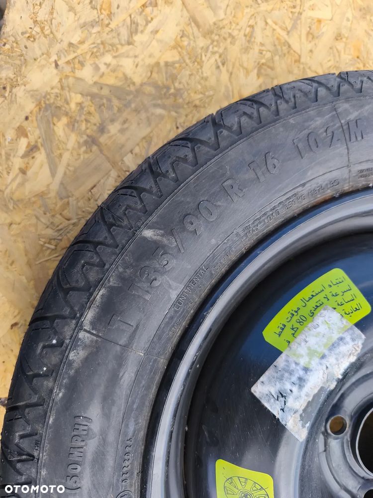 KOŁO DOJAZDOWE ZAPASOWE 135/90R16 16 CALI 4X108 CITROEN PEUGEOT OPEL - 3
