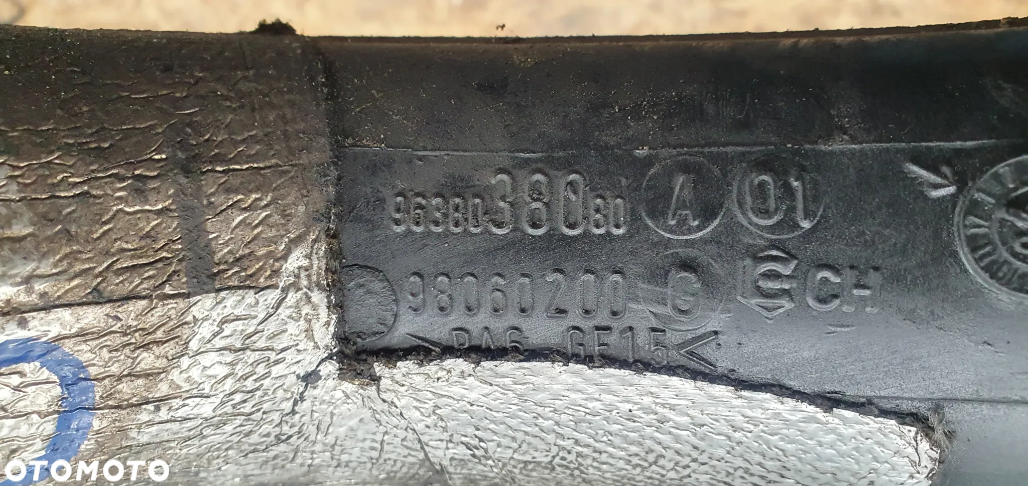 Przewód wąż rura intercoolera Citroen C5 2.0 HDI 9638038080A - 6