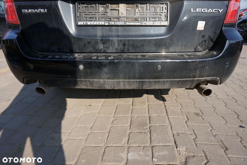 ZDERZAK TYLNY PDC LEGACY IV BL LIFT KOMBI 32J  CZARNY SUBARU 2006-2009 - 1