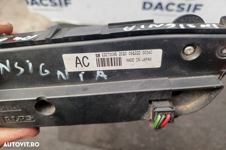 Comanda clima 13273095 13273095 Opel Insignia A [2008 - 2014] Sports - 4