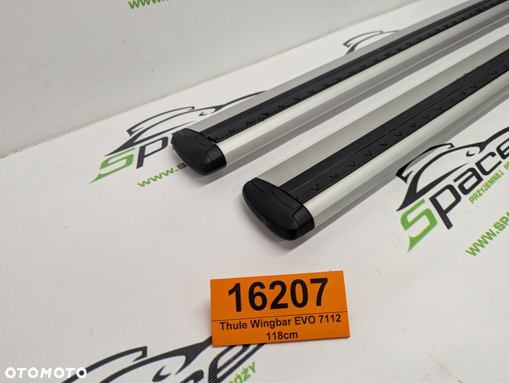 Bagażnik dachowy bazowy belki poprzeczki Thule Wingbar EVO 7112 118cm - 2