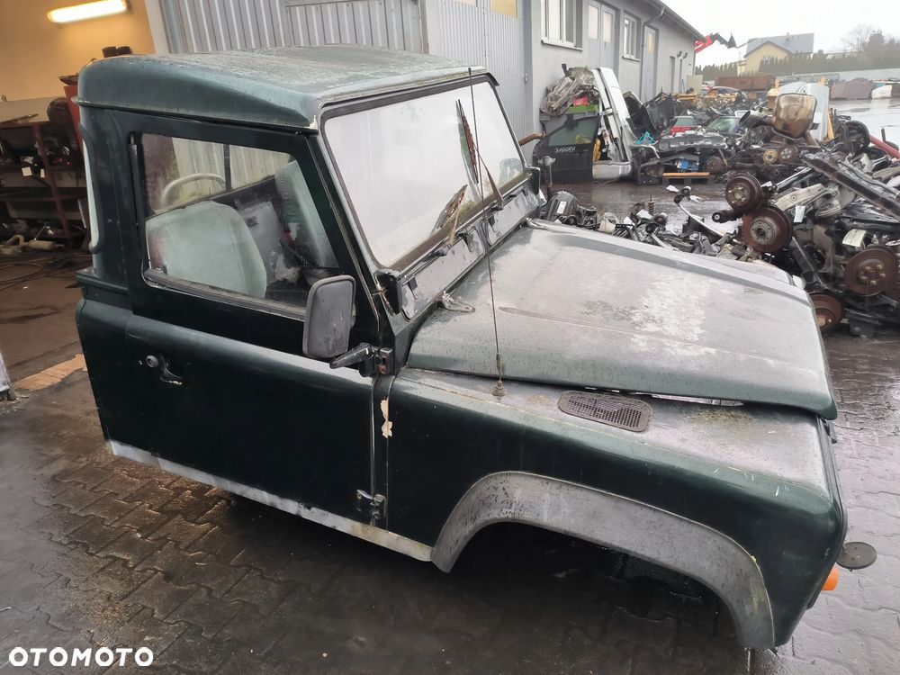 Kabina Land Rover Defender 110 Pickup maska błotnik grill drzwi - 10