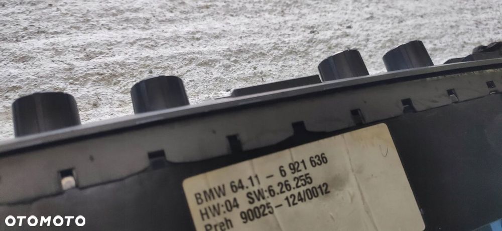 PANEL NAWIEWU KLIMATYZACJI BMW 7 E65 E66 6921636 - 4