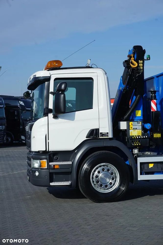 Scania / P 250 / ACC / SKRZYNIOWY + HDS + WINDA / PALFINGER PK 12 002 - EH B / WYSIĘG 10 M - 40