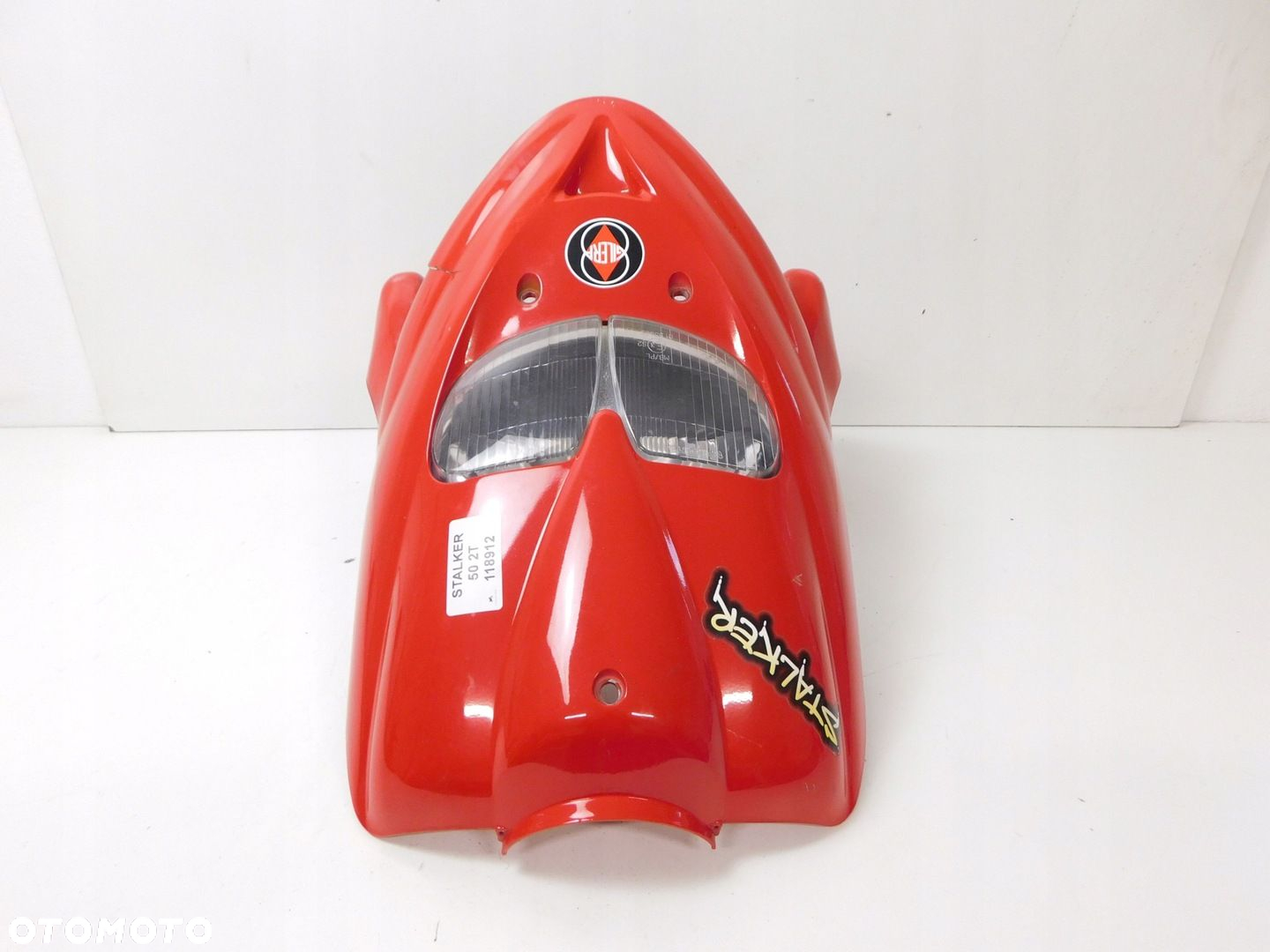 GILERA STALKER 50 2T CZASZA CZACHA PRZÓD  LAMPA - 4