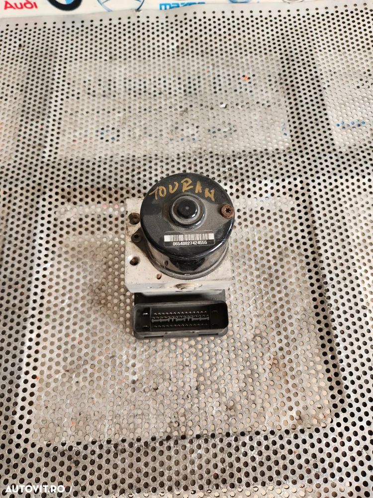 Modul Pompa Unitate ABS Skoda Octavia 2 Vw Touran Golf Jetta Caddy Seat Leon Altea Audi Cod 1KQ - D - 2