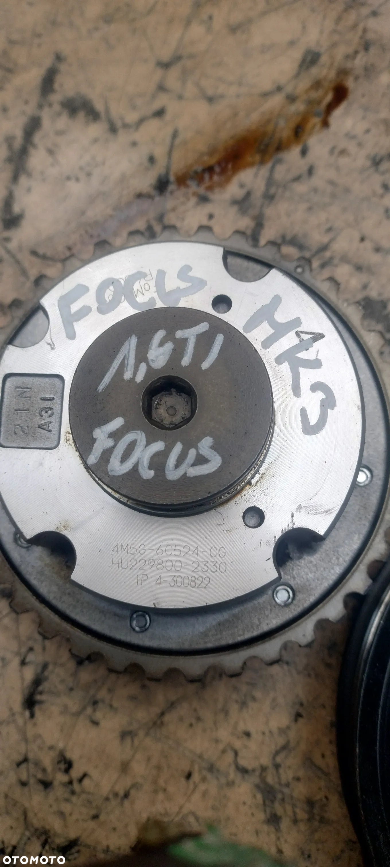 FORD FIESTA MK7 FOCUS MK3 1,6 TI-VCT koło faz wału pasowe 4M5G6C524YG  4M5G6C524CY 8A6G6B321AB - 2