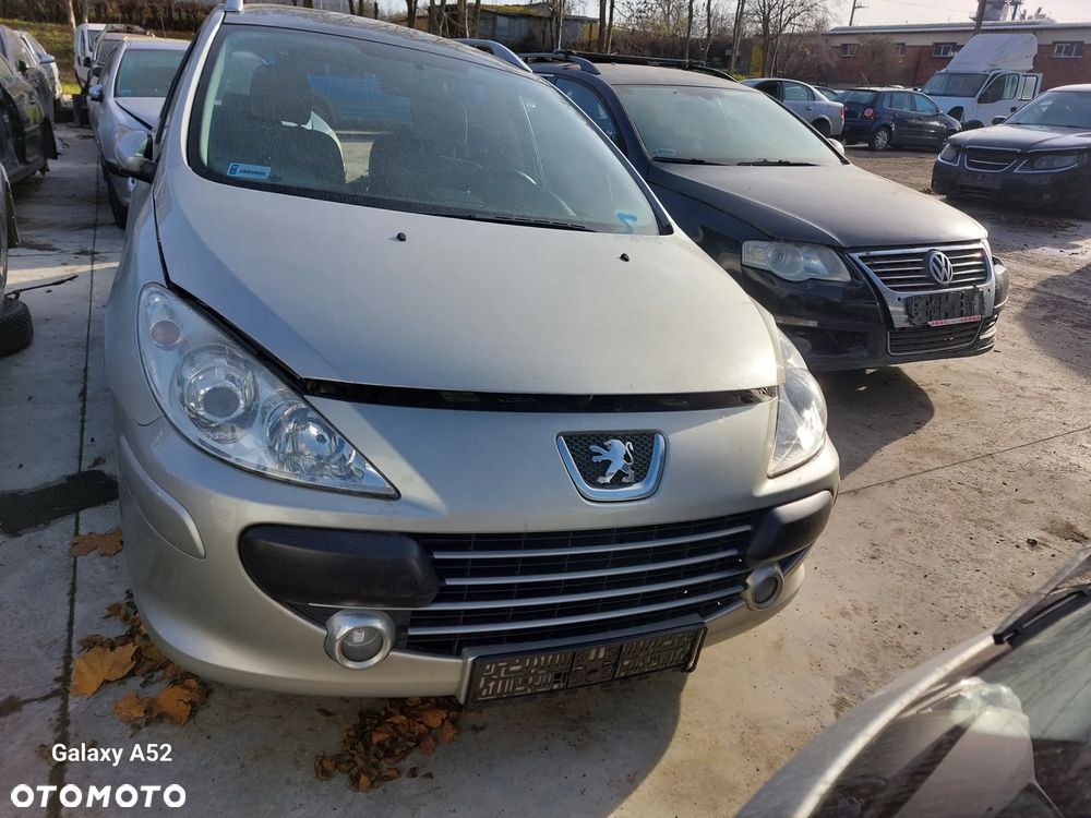 Zderzak PEUGEOT 307 KOMBI LIFT 1,6D 07R. lampy,maska,drzwi,klapa..... - 1