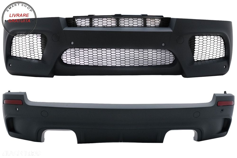 Pachet Exterior BMW X5 E70 (2007-2013) cu Prelungiri Aripi X5M M Design- livrare gratuita - 2