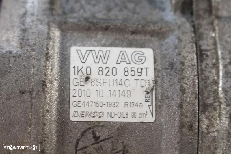 Compressor Do Ac / Ar Condicionado Volkswagen Golf Vi (5K1)  1K0820859 - 8
