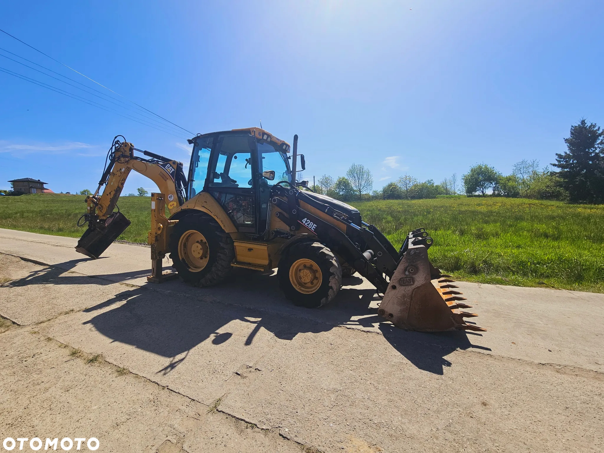 Caterpillar CAT 428E* KOPARKO ŁADOWARKA CATERPILLAR 428E* ŁYŻKA SKARPOWA HYDRAULICZNA* ZAMIANA* SKUP* FINANSOWANIE* LEASING** - 3