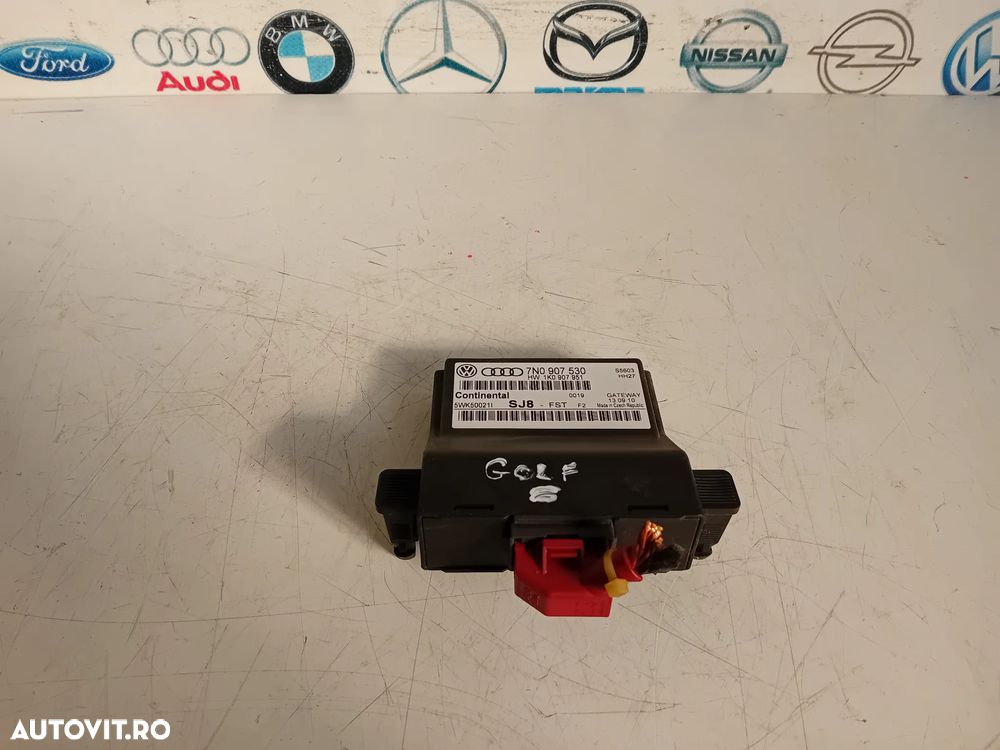 Modul Can Gateway Vw Golf 6 VI Jetta Touran Seat Skoda Cod 7N0907530 1K0907951 An 2008-2013 - 2