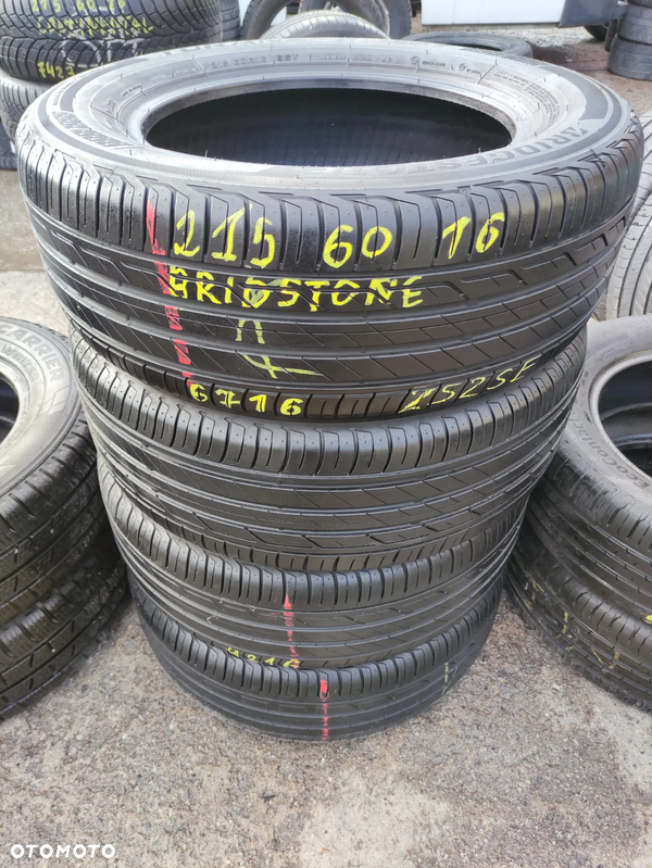 215/60R16 95V Opony Letnie Lato BRIDGESTONE TURANZA T001 Legnica ALU-RAD 215/60 6,5mm