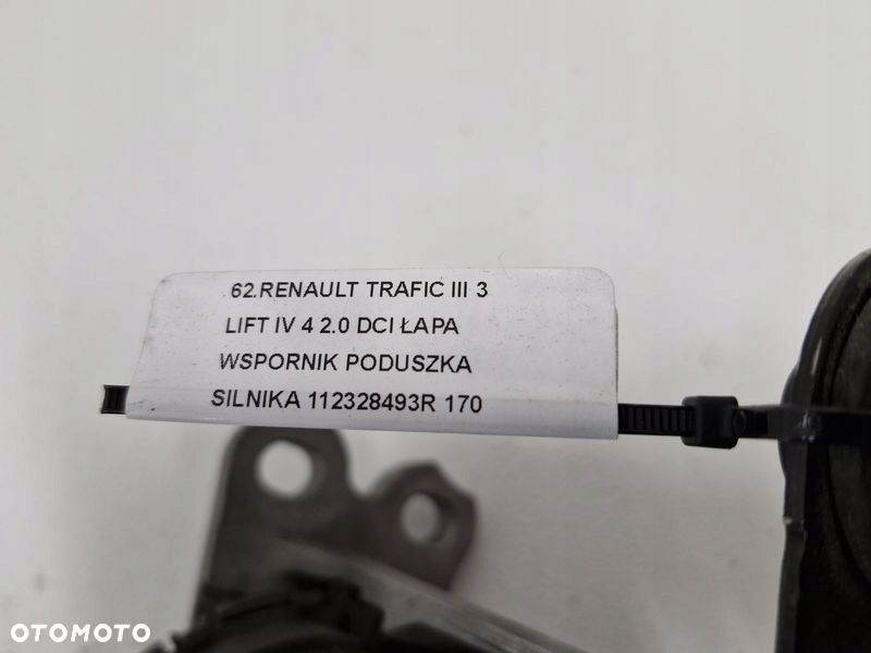 RENAULT TRAFIC III 3 LIFT IV 4 2.0 DCI ŁAPA WSPORNIK PODUSZKA SILNIKA - 8