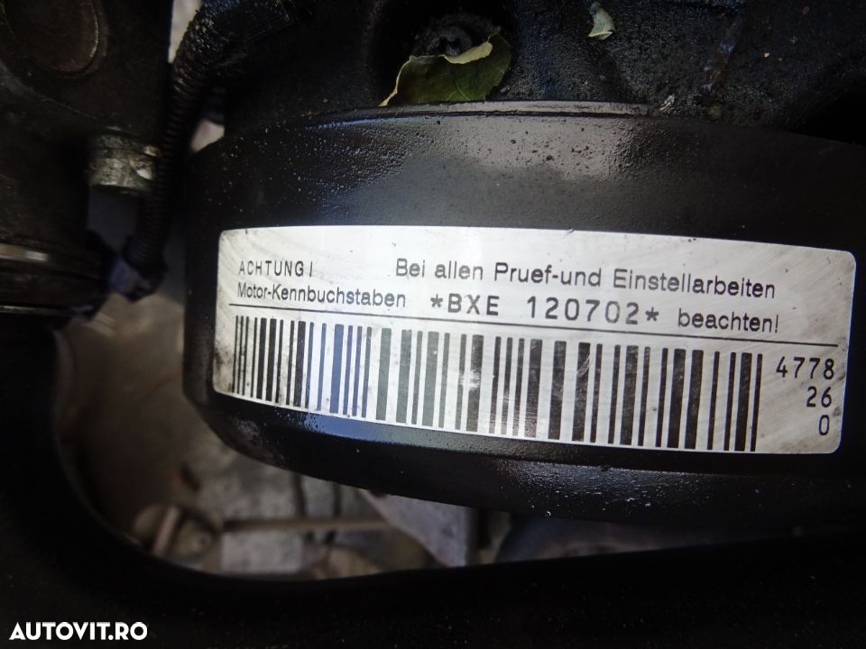 Motor Volkswagen Golf 5 1.9 TDI BXE din 2006 fara anexe - 2