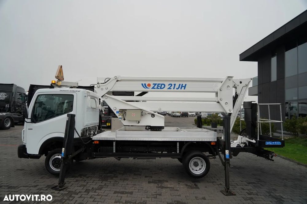 Renault MAXITY 120 DXI / ELEVATOR DE 21 DE METRI / ELEVATOR DE BASEBALL ZED 21JH / COȘ PENTRU 2 PERSOANE - 300 KG / - 6