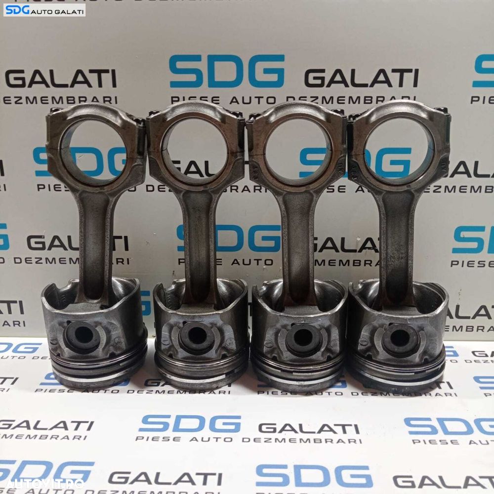 Set Piston Pistoane cu Biela Biele Peugeot 607 2.2 1999 - 2010 [X1118] [X1119] - 1