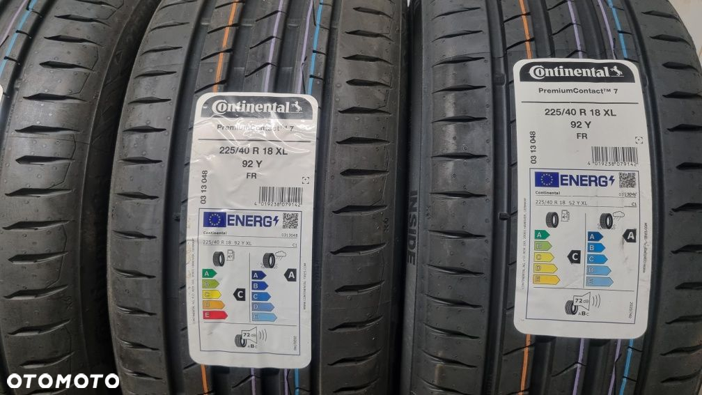 Nowe 4 opony letnie 225/40 R18 92Y XL Continental PremiumContact 7 - 2