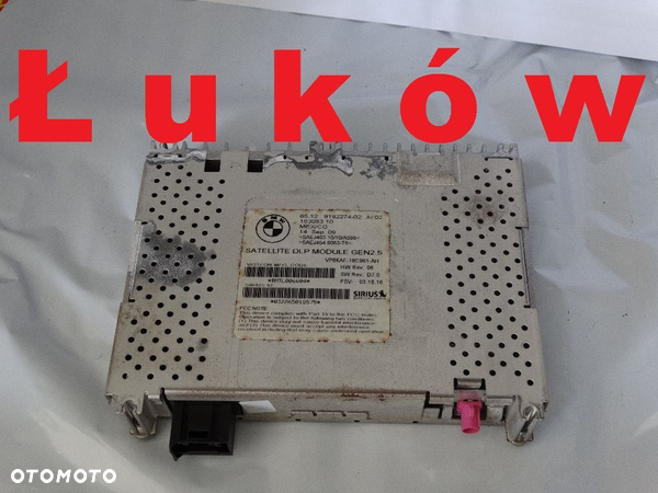 BMW USA Radio E60 E90 E70 E65 DLP 9192274 R55