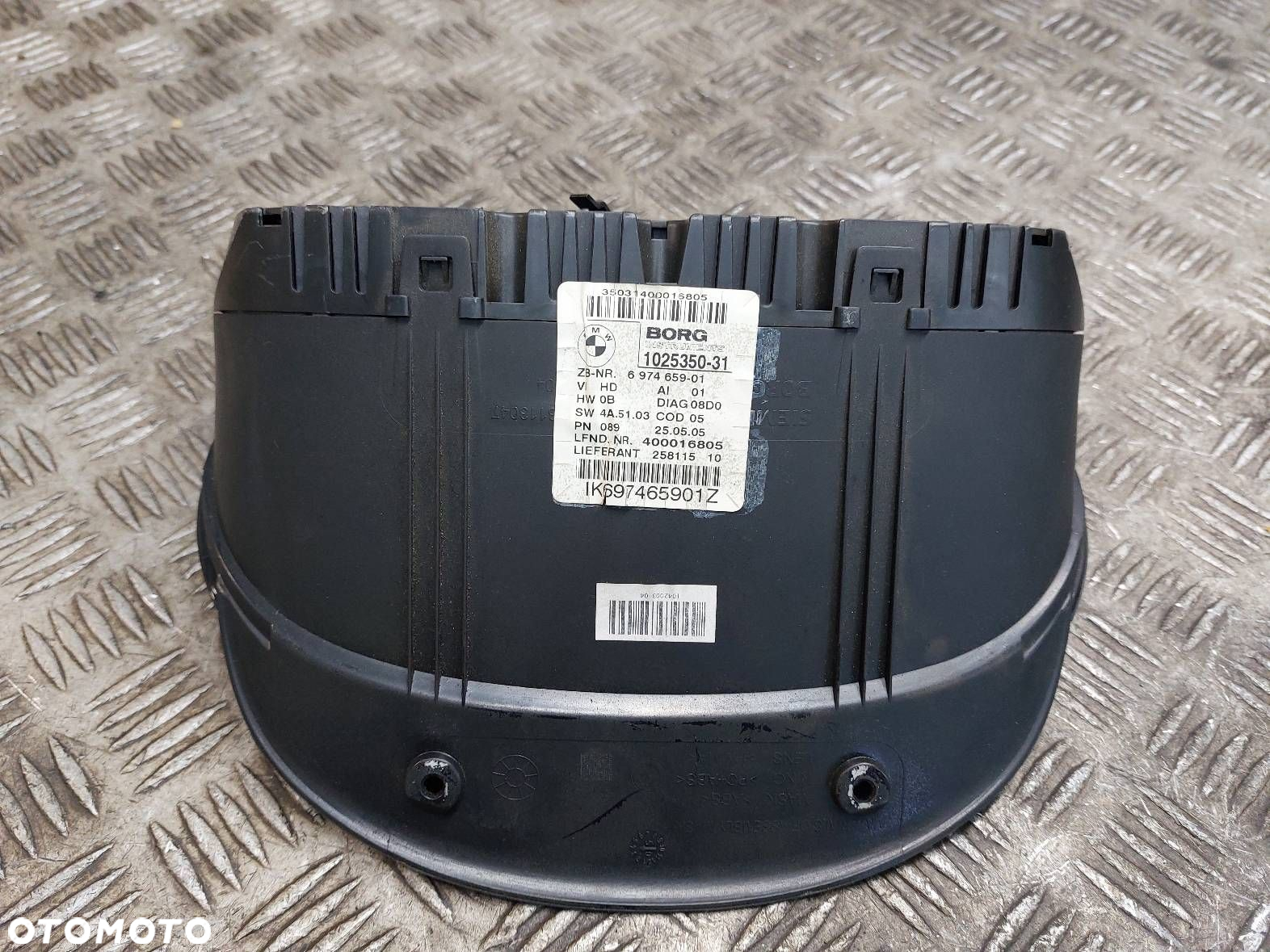 LICZNIK ZEGARY BMW E90 2.0 D 6974659 - 3