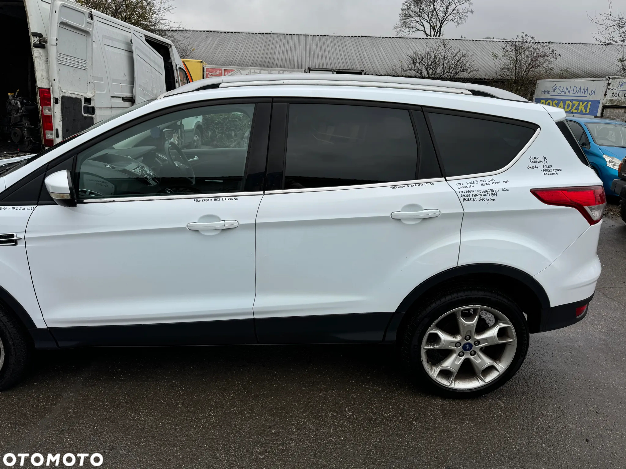 FORD KUGA MK2 II 2014 140KM 2.0 DIESEL FROZEN WHITE 5D NA CZĘŚCI - 6