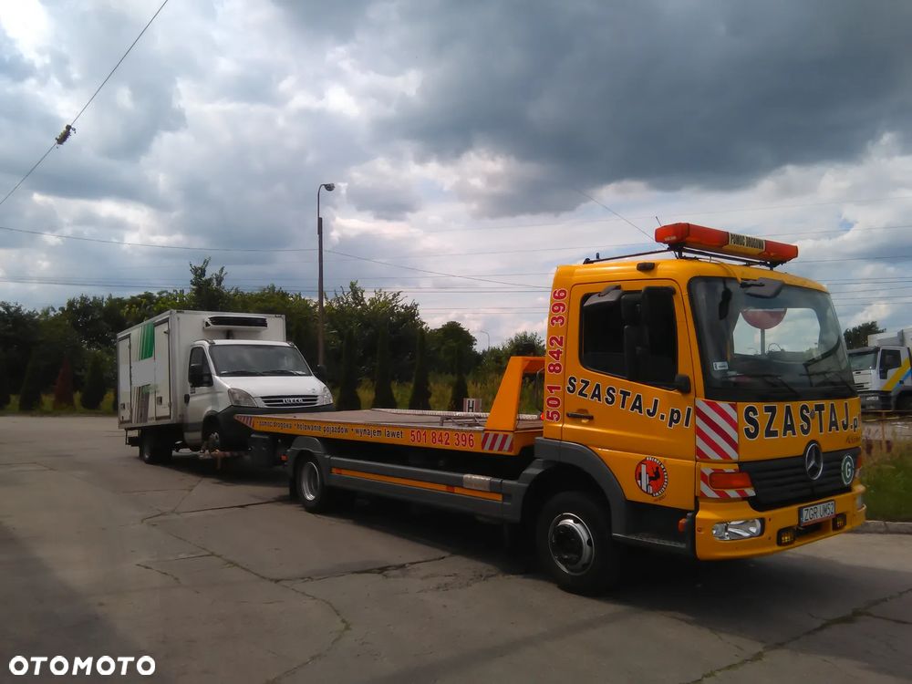 Mercedes-Benz Pomoc Drogowa Lawet Mercedes 917 Hydrauliczna Opuszczana Platforma Wciągarka Widelec Pilot - 13