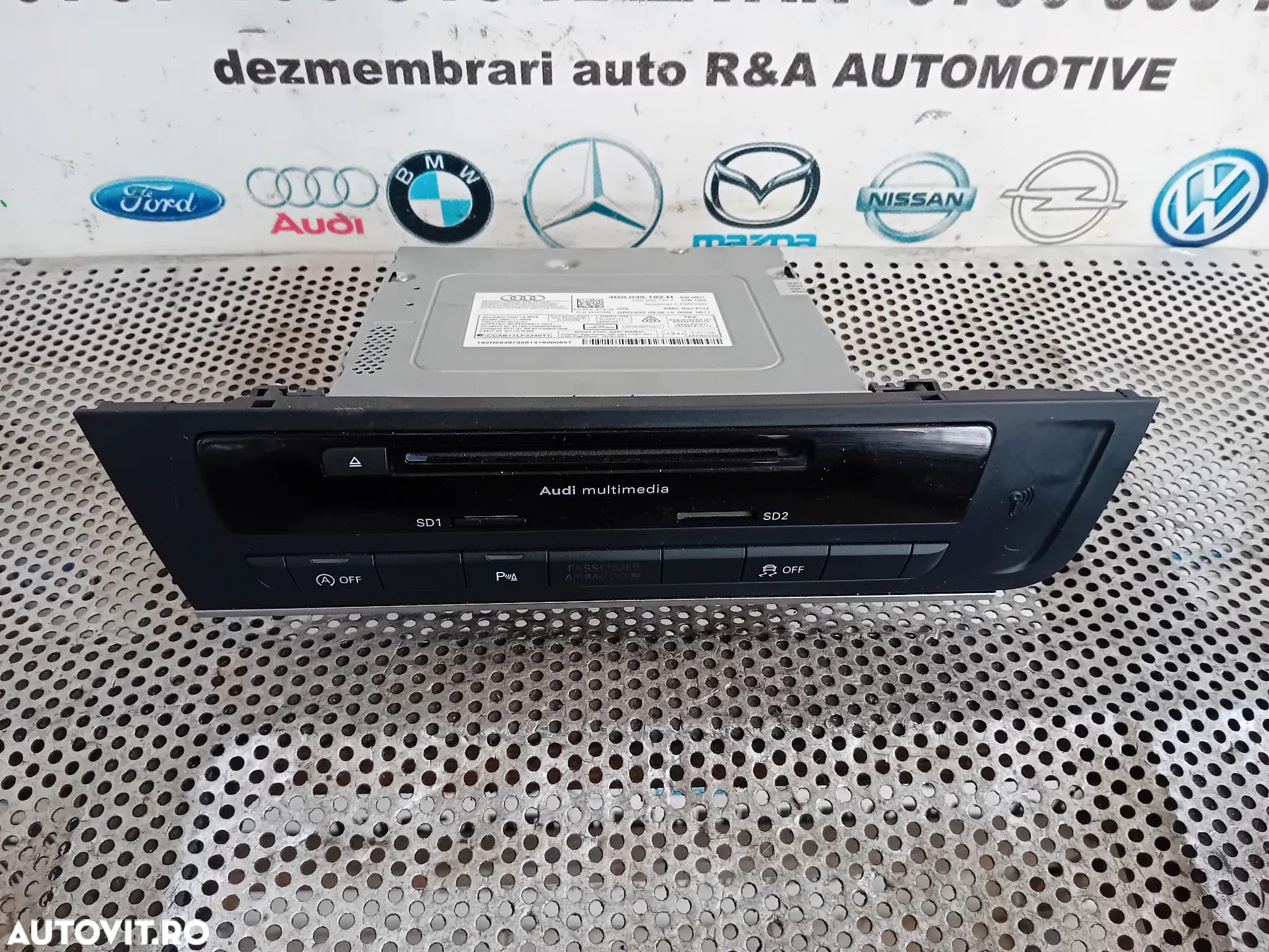 Modul Unitate Multimedia MMI Audi A6 4G C7 2012-2018 Cod 4G0035192H - 4