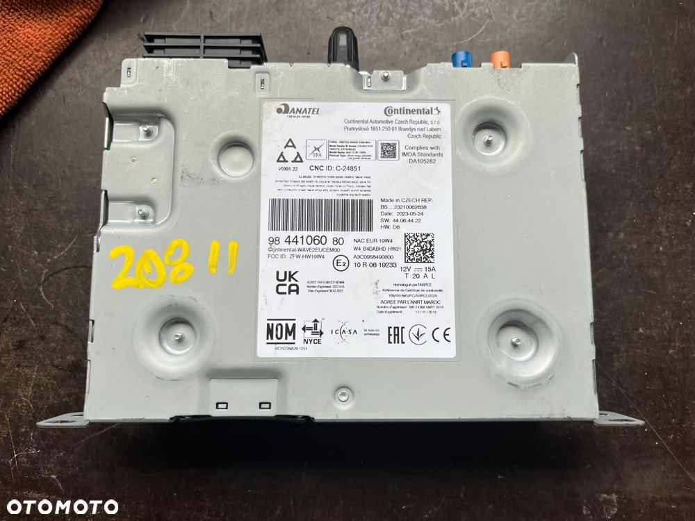 Radio Peugeot 208 II - 1