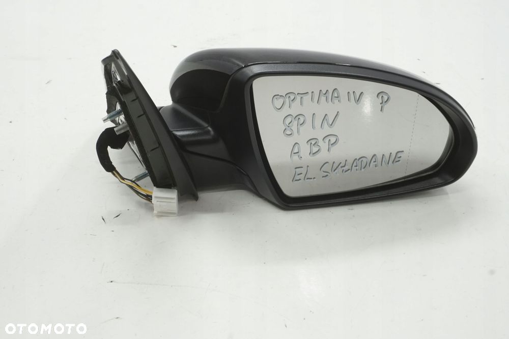 KIA OPTIMA IV 17R LUSTERKO PRAWE 8PIN ABP ANGLIK UK - 1