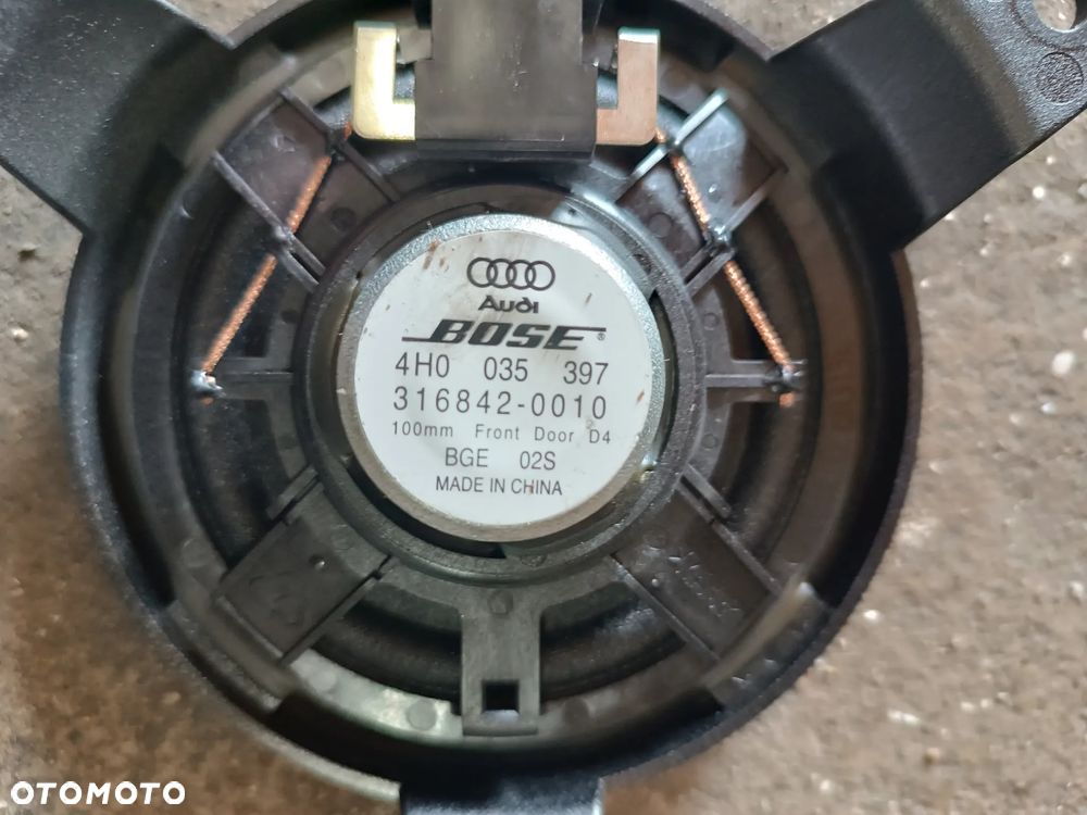 Głośnik drzwi przód Audi A8 S8 4H 4H0035397 Bose - 2