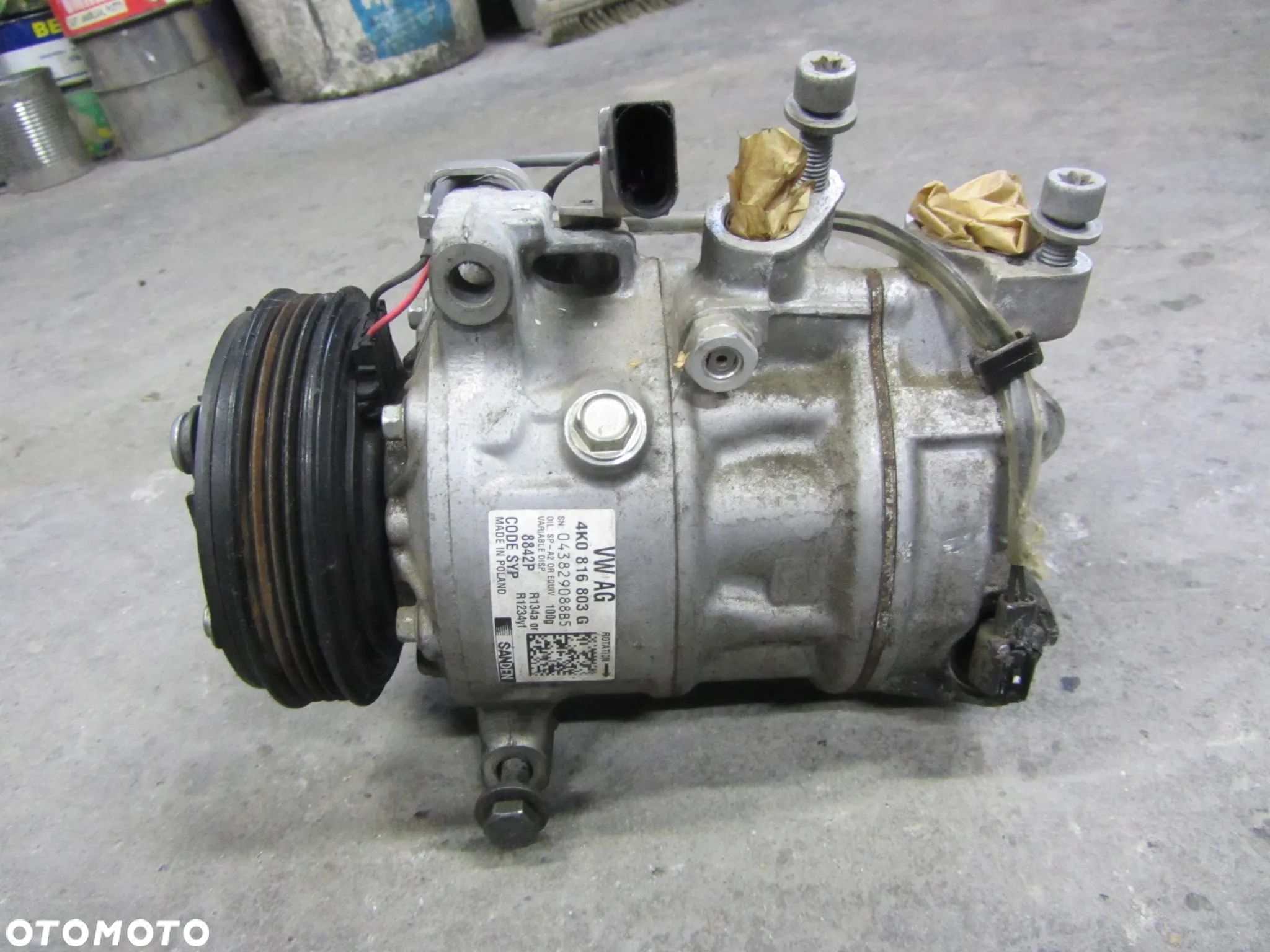 Kompresor klimy Audi VW Skoda 4K0816803G - 1