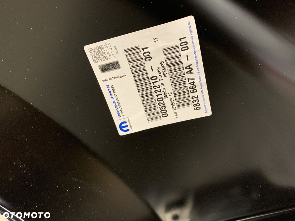 NOWY ORYGINALNY BŁOTNIK LEWY PRZEDNI LEWA PRZÓD FIAT TIPO II 2 15-25 52012210 - 8
