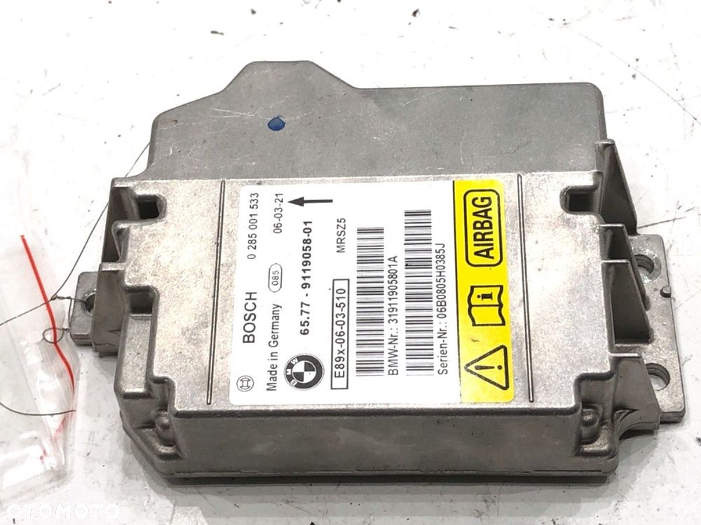 SENSOR AIRBAG  BMW 3 (E90) 2004 - 2012 318 i 95 kW [129 KM] benzyna 2005 - 2007 9119058 - 1