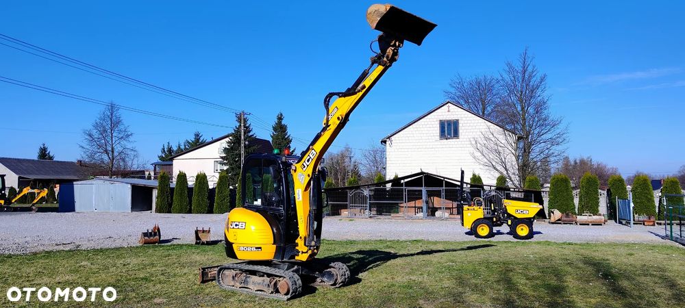 JCB JCB 8026 CTS mini Koparka 1317 MTG sprowadzona 3 łyżki szybkozłącze hydrauliczne piękny stan GOODBER 8025 - 23