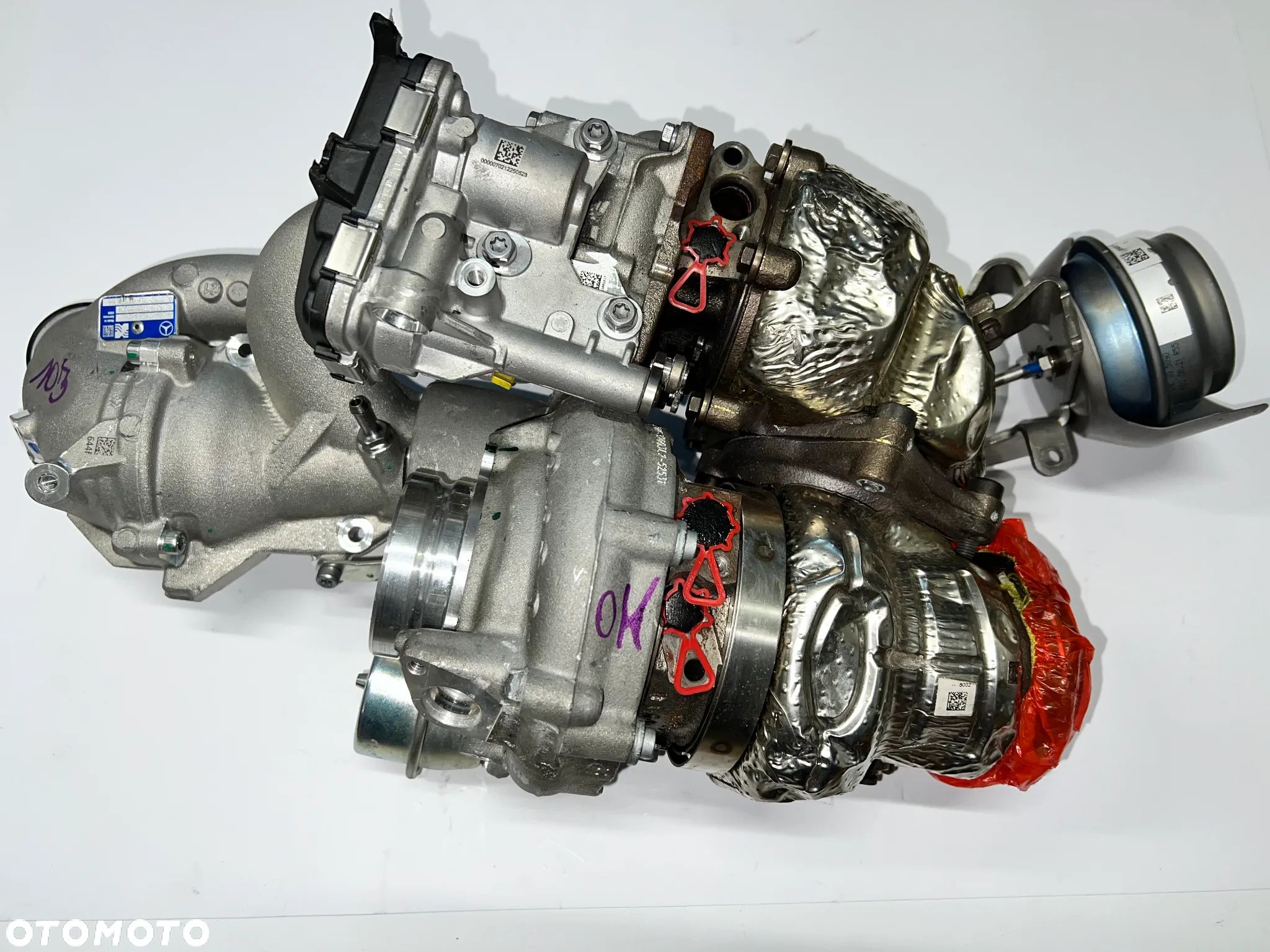 Mercedes Benz  Vito 2,2CDi oryginalna BorgWarner turbina A6540901401 A6540909000 A6540906301 A6540909100 - 1
