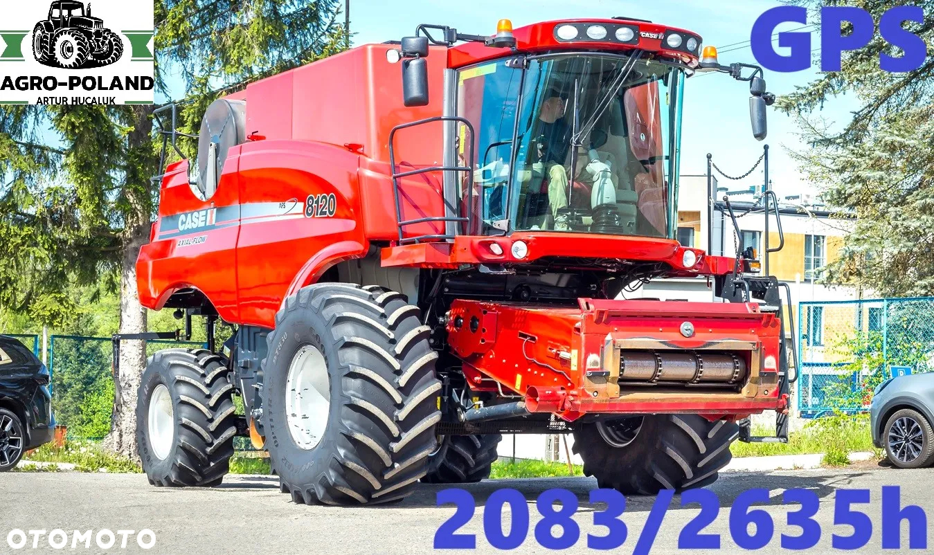 Case IH 8120 - 2009 ROK - 2083/2634 h + CASE VARIO - 7,32 M - GPS - POZIOMOWANIE - WAGA - 2