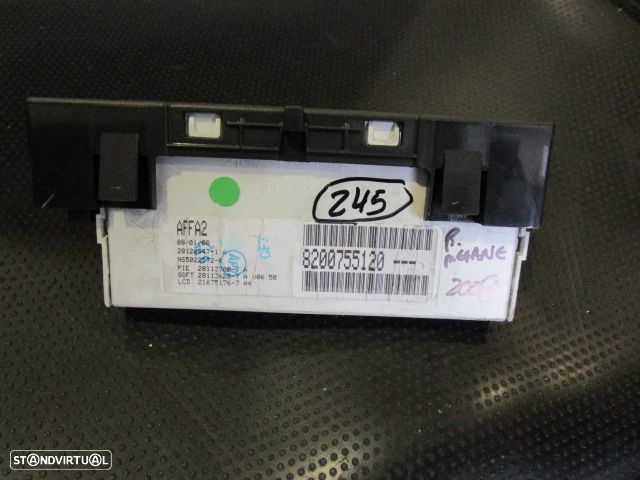 Display Relogio 8200755120 RENAULT MEGANE 2008 - 2