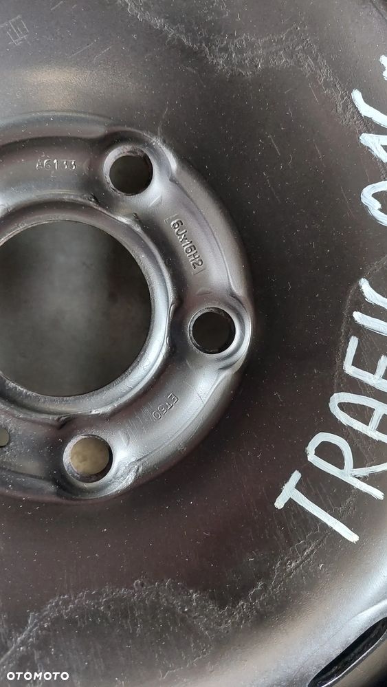 FELGI STALOWE RENAULT TRAFIC III 6JX16 ET50 16 CALI KOMPLET - 4