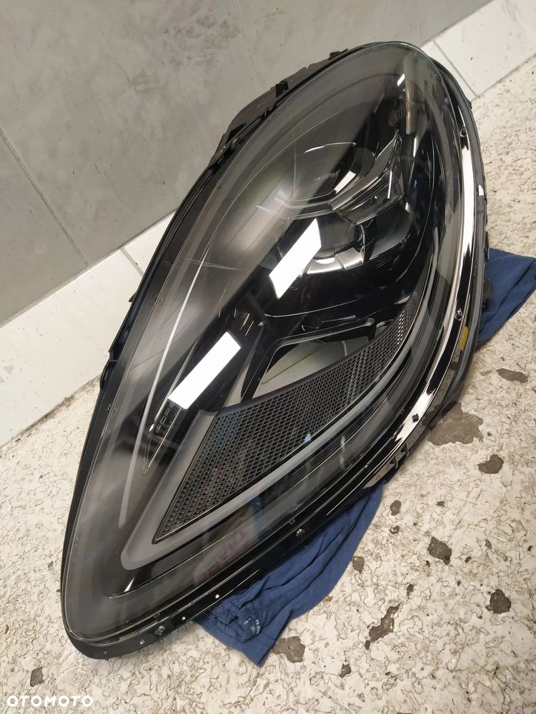 PORSCHE MACAN 95B 2022- REFLEKTOR LAMPA LEWA PRZÓD PRZEDNIA FULL LED EXCLUSIVE DESIGN EU PRZETWORNICA KOMPLETNA ORYGINAŁ - 4