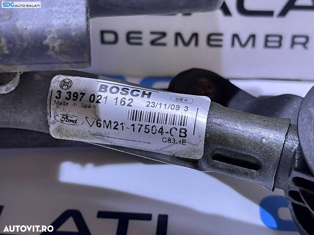 Ansamblu Brat Brate cu Motoras Stergator Stergatoare Parbriz Stanga Ford Galaxy 2 2006 - 2014 Cod 1397220602 3397021162 6M21-17504-CB - 5