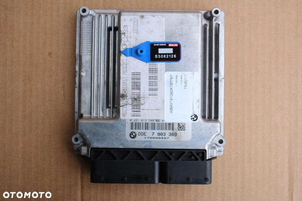 Komputer sterownik silnika BMW 3.0D 231KM M57N2 e9x e6x 7803369 - 1