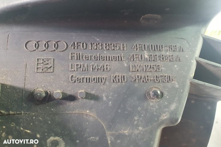 Carcasa filtru aer 4f0133835h Audi A6 4F/C6  [din 2004 pana  2008] seria - 5