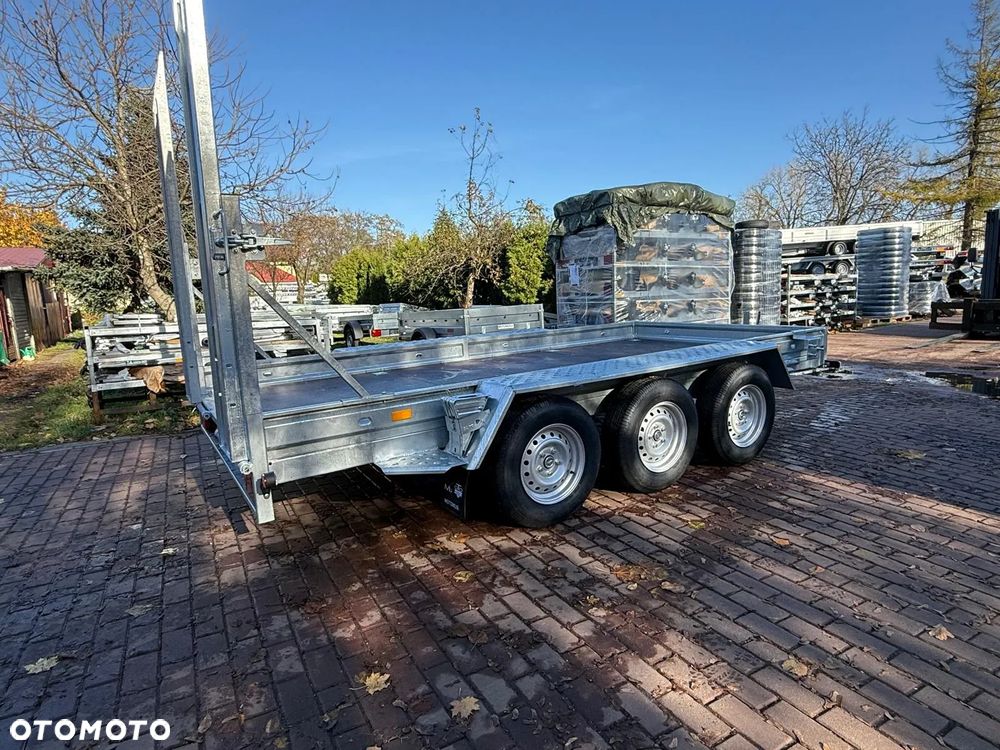 Niewiadów Przyczepa do przewozu sprzętu budowlanego Niewiadów K4035 400x190cm 3500kg 3 osie pod koparke minikoparka walec MOTOMUS Borowa - 2