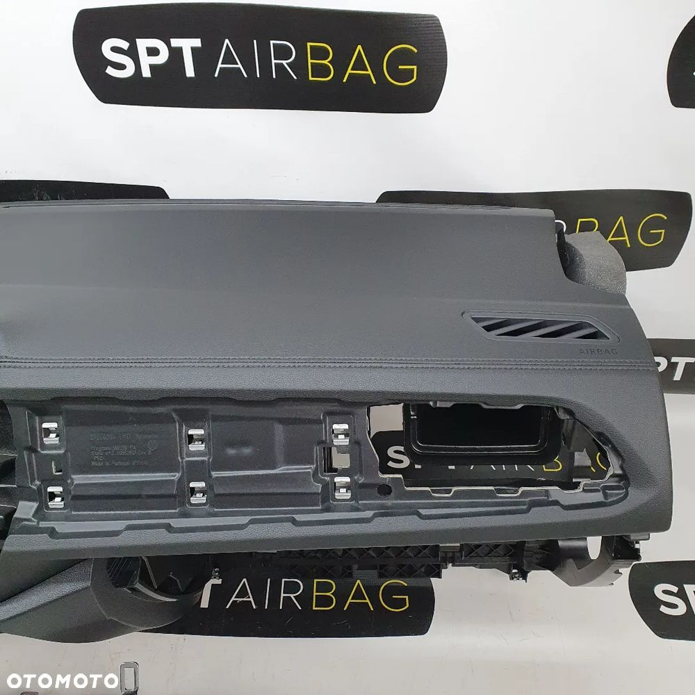 VW T-ROC T ROC DESKA ROZDZIELCZA KONSOLA KOKPIT PULPIT PODUSZKI AIRBAG AIR BAG PASY KIT SET - 4