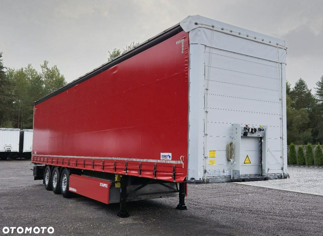 Schmitz Cargobull Firana Standard, Oś podnoszona, Paleciara - 3