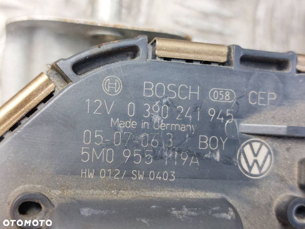 SILNICZEK WYCIERACZKI LEWY PRZÓD GOLF V PLUS 5M0955119A 5M0955023D - 4