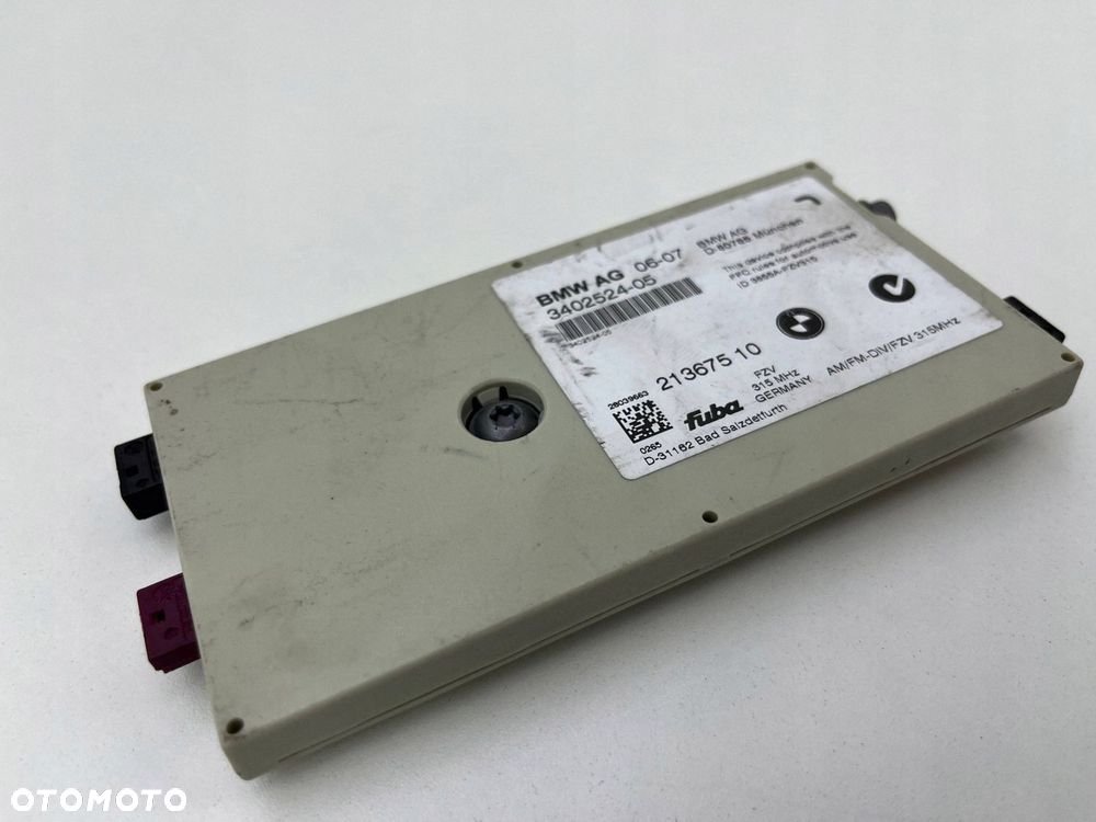 BMW X3 E83 MODUŁ WZMACNIACZ ANTENOWY DIVERSITY 3402524 - 1