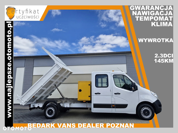 Opel Movano, WYWROTKA, nawigacja, klima, tempomat, czujniki